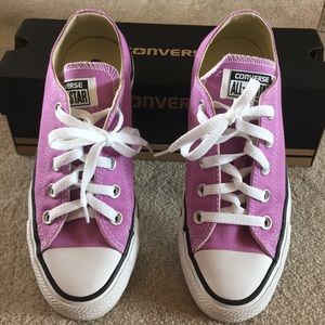 Purple Converse - Worn Once!